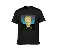 QIANHANTANG Visage Fade To Grey The Best of Visage Unisex 100% Cotton Short-Sleeve T-Shirts Black XL