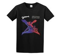 QIANHANTANG Whitesnake Here I Go Again Unisex 100% Cotton Short-Sleeve T-Shirts Black L