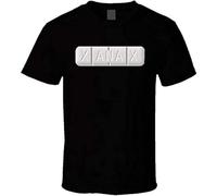 QIANHANTANG Xanax - Anxiety Has Many Faces 02 Unisex 100% Cotton Short-Sleeve T-Shirts Black M