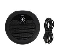 Qianjyvous Micrófono de Conferencia USB omnidireccional, micrófono para reuniones por computadora con un Alcance de captación de 5 m, Enchufe Tipo C y función de conexión automática,