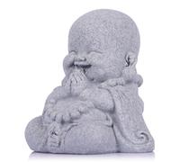 QIANLING Estatua de Buda riendo de 3.14 pulgadas para interiores, monje de China zen, bebé, Buda, escultura de buena suerte, adorno de Feng Shui, mito Budha, ídolo para la paz, decoración del hogar,