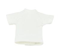 Qianly 1:12 Figura Ropa Mangas Cortas Tela Escena Accesorio Diario Cosplay Casual Muñeca Top Model Mini Camiseta para Hombre de 6 Pulgadas, Blanco