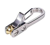 Qianly 1 Rodillo Tensor Ajustador de Cuerda Manual Portátil de Aleación de Zinc Resistente para Uso Versátil Adecuado para Camping Secado de Ropa Almacenamie, 1 Pieza