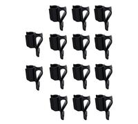 Qianly 14 Piezas Golf Putter Clips Pinza Organizadora de Putter con Marcador Accesorio Versátil Resistente Fácil de Instalar para Bolsa Adecuado para Golfist, Negro