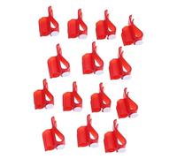 Qianly 14 Piezas Golf Putter Clips Pinza Organizadora de Putter con Marcador Accesorio Versátil Resistente Fácil de Instalar para Bolsa Adecuado para Golfist, Rojo