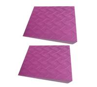 Qianly 2 Cuñas para Sentadillas, Rampa Antideslizante de EVA para Pantorrillas, Tabla de Estiramiento para Flexiones, Soporte para Muñecas Y Pilates, Rosa