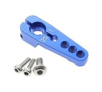 Qianly 2 Piezas Brazo Servo 25T para Coche RC Palanca Servo Brazo Dirección Repuesto Automodelismo Construcción en Aleación de Aluminio con Orificios de 12cm, 4 Piezas