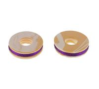 Qianly 2 Piezas de Anillos Guía de Nailon para Cañas de Pescar, para Enrollar La Línea, para Reparar, Púrpura