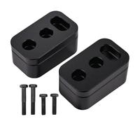 Qianly 2 Piezas Espaciadores Asiento Delantero Elevadores Ajustables Accesorios Metálicos para Vehículos Bloque Trasero Riser con Interconexión de Ranuras