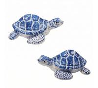 Qianly 2 Piezas Tapa Tornillo Inodoro con Diseño Animal Resistente Tapa corativa Resina con Acabado Brillante Universal para Hogar, Tortuga