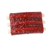 Qianly 2X Ribs Dog Toy para Masticadores Agresivos Diversión para Masticar, Perseguir Y La Acumulación de Licencia Y, Huesos