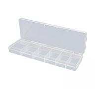 Qianly 2xCaja Organizadora de Puntas de Uñas con Números Del 0 Al 11 Caja de Almacenamiento para Uñas Postizas con Diamantes de Imitación, 4 piezas