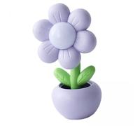 Qianly 3x Mini Luz LED de Noche con Flores, Ambiente de Dormitorio, Lámpara Pequeña de Noche, Lámpara de Flores en Maceta, Lámparas de Mesa para Escritorio,