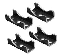 Qianly 4 Piezas Asiento Resorte Remolque Eje Soporte U Sustitución Reforzado Acero Sólido Práctico Colocación Adecuado para Reposición de Piezas Talleres