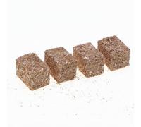 Qianly 4 Piezas Mini Paca Múltiples Formas Paca en Miniatura Aspecto Realista Haz Paja Miniatura para Aficionados a s Maquetas, Rectangular Pequeño
