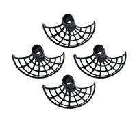 Qianly 4 Piezas Pista de Pelotas para Máquina de Tenis Lanzadora Automática Accesorio de Expansión Portátil Polipropileno Resistente Fácil Instalación