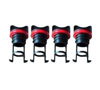 Qianly 4 Piezas Tapón de Drenaje para Barco Accesorio Bung Enchufe de Nylon con Protección de Goma Adecuado para Kayak Canoa Pesca Embarcaciones Deportivas
