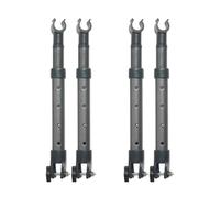 Qianly 4 Piezas Tubo de Soporte de Mesa para Carro de Camping Portátil Varilla de Elevación Telescópica Soporte Desmontable Accesorio de Altura Regulable