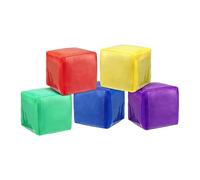 Qianly 5 Dados de Espuma con Bolsillos, Cubos de Instrucción Diferenciada para El Aprendizaje.