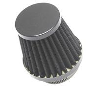 Qianly 5 Piezas Filtro de Aire de Motocicleta Cono Depurador de Aire Filtro de Admisión Limpiador de Aire Metal Y Conector de Goma Apto para Carburador 48mm-, 5 piezas