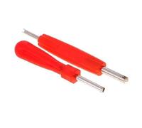 Qianly 5xVT06+VT04 Herramienta de Reparación de Neumáticos de Válvula Removedora de Núcleo de Diámetro Grande Y Estándar de 2 Vías, 5 piezas