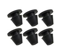 Qianly 6 Piezas Aros de Goma Negras para Motocicleta Juntas de Cubierta Lateral Separadores de Paneles Piezas de Reparación Sencilla Adecuados para, desde 2008 hasta Ahora