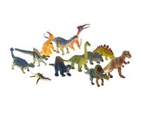 Qianly 7 Piezas Animales Salvajes Mini Figuras de Juguetes Figurines de Set Plástico No Tóxico Pintura Al Agua Adecuado para Cuentos, Traje de
