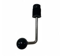 Qianly Abrazadera Brazo Platillo Metálico Rótula Esférica Herraje Musical, Abrazadera De Soporte De Platillo De Ángulo Recto De 40MM