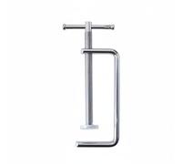 Qianly Abrazadera en G Tipo C Ajustable Apriete Rápido de Carpintería con Tornillo, Mediano, Profundidad 42mm, Grosor Máximo 60mm