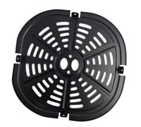 Qianly Air Fryer Grill Pan, Accesorios para Freidoras de Aire, Bandeja de Parrilla de Grado Alimenticio, Placa de Parrilla, Plato para Verduras, Rejilla para Pizza de Pollo Bistec, 21x20.5 cm