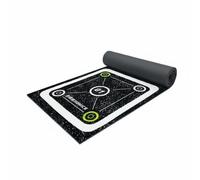 Qianly Alfombrilla de Infantil Tapete de Entrenamiento Escalera Esterilla de Colchoneta de Coordinación Antideslizante de Poliéster y Goma Adecuada para, Negro Y Verde, 40 270cm 6 Celdas