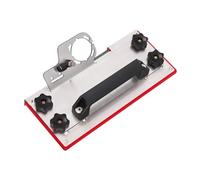 Qianly Amoladora, soporte para chaflán de azulejos, amoladora de 45 °, herramienta auxiliar, marco de biselado de azulejos de Metal para