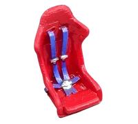 Qianly Asiento Tipo Cubo para Coche a Escala 1/64, Accesorio de Decoración para El Interior del Coche, Cinturón de Simulado para Maquetas de Trenes, Style a