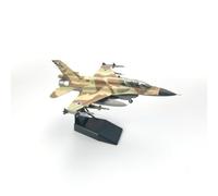Qianly Avión Militar a Escala Tallado Maqueta Avión con Base Exhibición corativo Juguete para Estantería, 1/72 F-16I Modelo Estándar