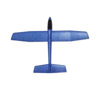 Qianly Avión Planeador de Juguete de Espuma, Máquina Voladora Ligera, Regalo de Cumpleaños, Modelo de Avión Volador, Juguete Planeador para Niñas Viajeras, Azul
