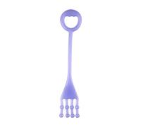 Qianly Banda de Dedos del Pie para Entrenamiento, Dispositivo de Resistencia Y Estiramiento para Piernas, Violeta