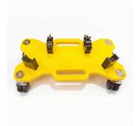 Qianly Base Transporte con Ruedas Giratorias Soporte Portátil para Garaje, Remolque Amarillo para Kart Ninebot