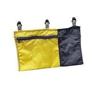 Qianly Bolsa Organizadora para Hamaca, Bolsa Colgante Portátil Deslizante para Almacenamiento, Ideal para Camping Y Deportes Al Aire Libre, Amarillo