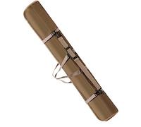 Qianly Bolsa para Cañas de Pescar, Estuche de Almacenamiento para Aparejos de Pesca, Bolsa Protectora de Nailon, Estuche de Transporte Enrollable Ligero, Bol, marrón 1,2 m