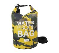 Qianly Bolsa Seca Flotante Enrollable, Bolsa Seca Impermeable, Bolsa de Almacenamiento Ligera para Playa, Camping, Bolsa de Mano para Rafting, Canoa, Vela, Bolso de Hombro de 5 litros