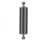 Qianly Brazo Flotación Fibra Carbono Rótulas Negras Brazo Flotante Fibra Carbono Flotabilidad Mejorada Accesorio Marino, Titanio, 10 Pulgadas / 254 Mm
