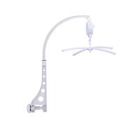 Qianly Brazo Móvil para Cuna, Soporte para Cama Infantil, Accesorios para Cama Infantil, Caja Musical Giratoria, Brazo Móvil para Cuna, Móvil para Cuna de Ni, con cruz