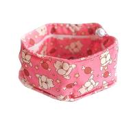 Qianly Bufanda Ligera para Perros, Pañuelo Refrescante Y Lavable, Collar Adecuado para Climas Cálidos, Pink and S