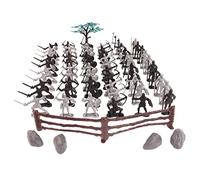 Qianly Caballero Medieval de Plástico, Figura de Acción para Hombres, Hombre, Arcaicos, Escena de Batalla Y, 60 Piezas