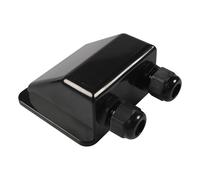 Qianly Caja de Conexiones Eléctricas Impermeable de Alta Resistencia para Vehículos Recreativos Y Embarcaciones, Negro
