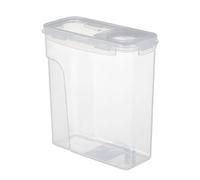 Qianly Caja Secadora de Filamento 3D Contenedor para Envase Almacenaje Alimentos Cereales Bote Sellado Impermeable Antipolvo Apto Par, Blanco sin Soporte