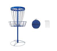 Qianly Canasta Disc Target Conjunto de Eslabones Entrenamiento Canasta Disc Target Game Portátil para Principiantes, Azul