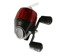 Qianly Carrete de Pesca Giratorio con Línea de Pesca, Relación de Engranajes 3.0:1, Carrete Cerrado para Embalses, Agua Dulce, Agua Ríos, Mango Doble Rojo