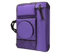 Qianly Caso de Cartera de Arte A4, Mochila Artista, Tablero de Pintura de Bolsos para Llevar una Bolsa para la Pantalla, PÚrpura