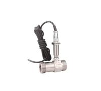 Qianly Caudalímetro Electrónico Turbina en Línea Caudalímetro Turbina Industrial para Técnicos, DN20, Rosca G1, Salida De Pulso NPN, Caudal 0.8-8M3/H, Alimentación DC12-24V